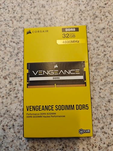 Corsair VENGEANCE DDR5 SODIMM 32GB (1x32GB) DDR5 4800MHz C40